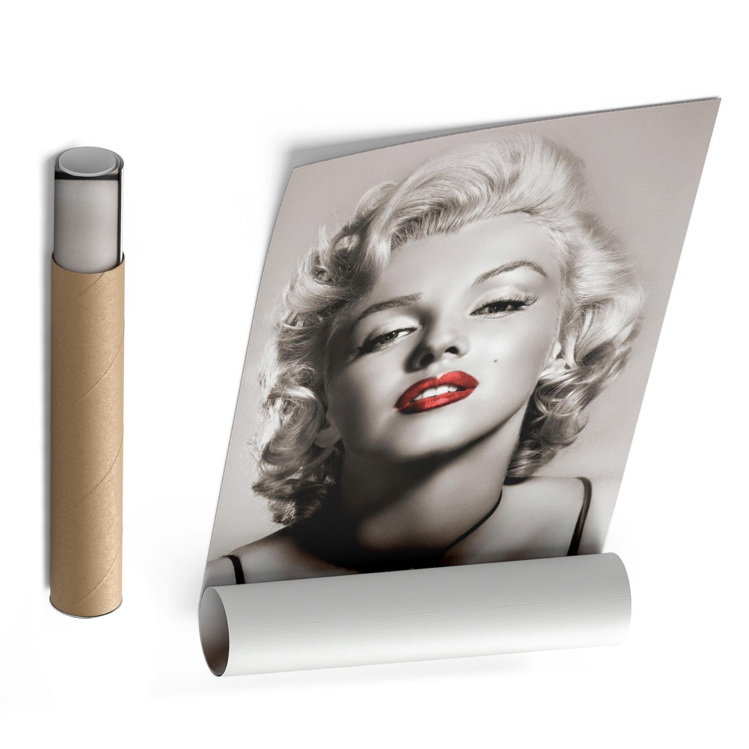 Marilyn Monroe Blonde Actress Poster – Canvas Wall Art – Iconic ...