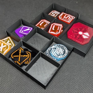 Heavy Play DiceBox Token Organizer - Tray Organizer for Heavy Play DiceBox and DiceBox Max (Unofficial-Fan Made)
