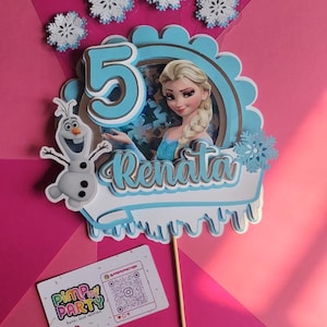 BEVROREN CAKE TOPPER met shaker