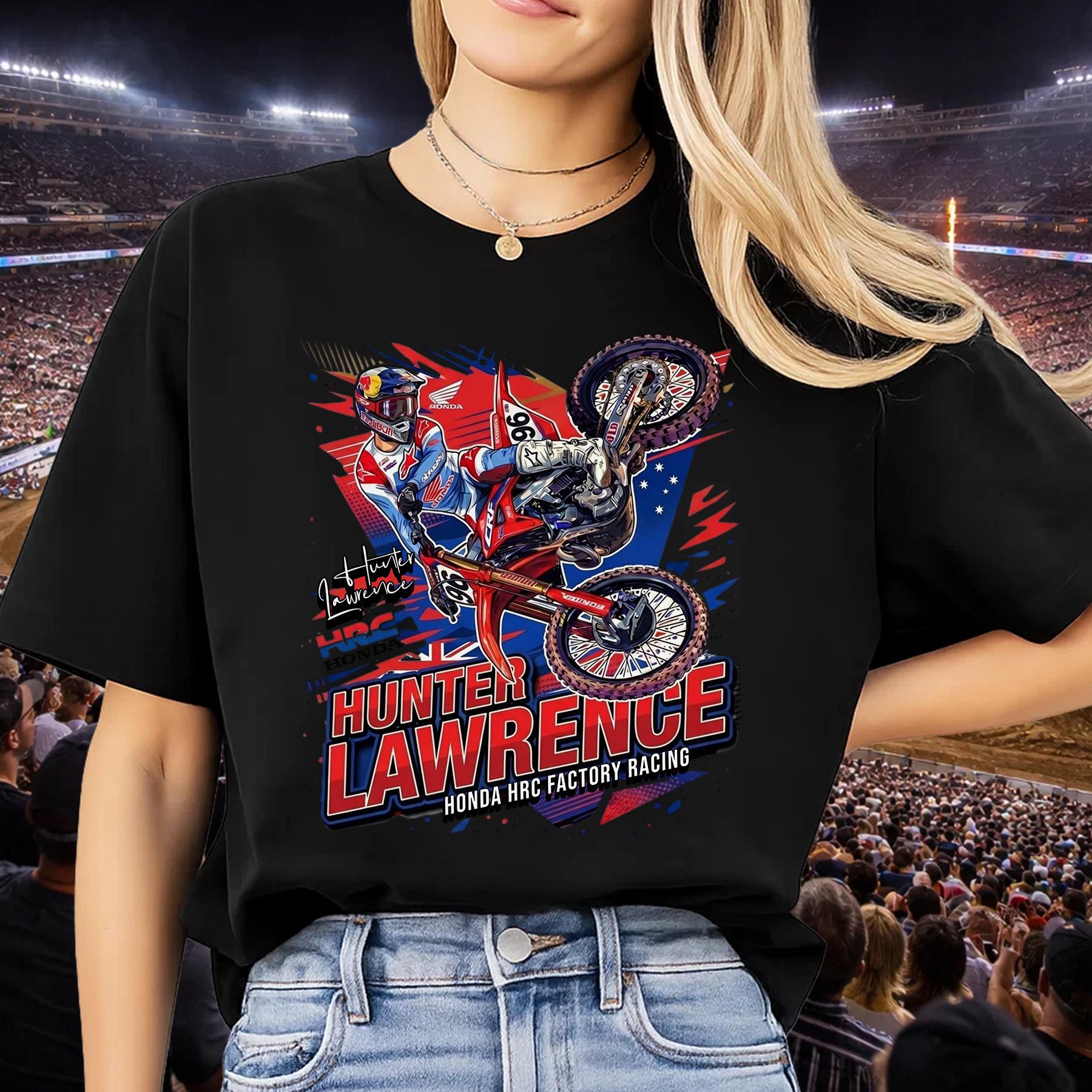 Hunter Lawrence Supercross Shirt 2026 | HRC Honda Racing Graphic