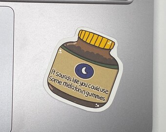 Melatonin Gummies Sticker