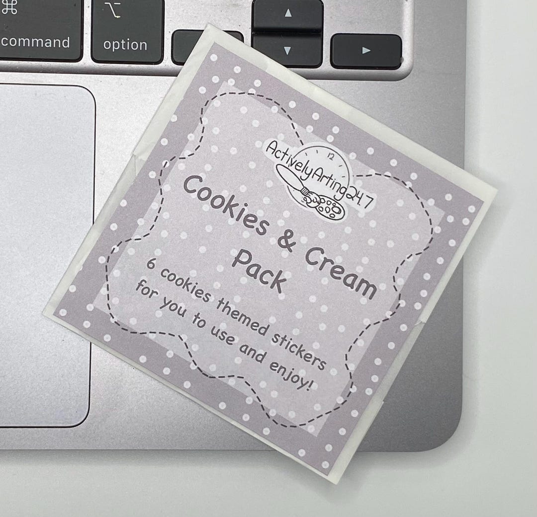 Cookies & Cream Sticker Pack - Etsy