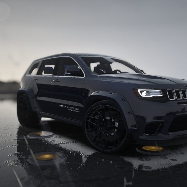 Car #13 - Jeep Grand Cherokee Widebody | FiveM | Grand Theft Auto 5 | Optimized | Mod | High Quality | Tuner |