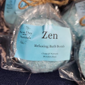 Relaxing Zen Bath Bombs: Natural Essential Oils