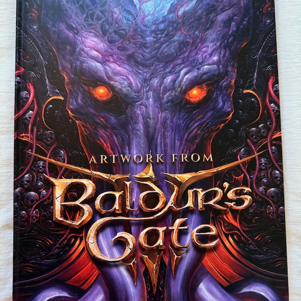 Baldur's Gate 3 Homemade Rule Collector Art Book DnD Dungeons & Dragons