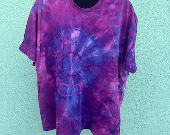 Purple Tie Dye T Shirt