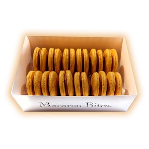 Pumpkin Macaron Cookies Gift Box - 24 Count