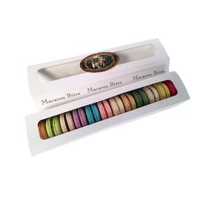 French Macarons - Macaron Bites Assorted Macarons, 12 Count