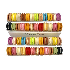 French Macarons - Macaron Bites Assorted Macarons, 48 Count