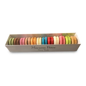 French Macarons - Macaron Bites Assorted Macarons, 12 Count