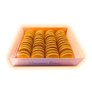 Pumpkin Macaron Cookies Gift Box - 24 Count