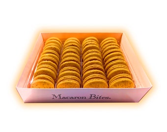 Pumpkin Macaron Cookies Gift Box - 24 Count