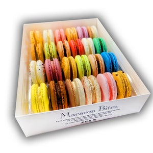 Assorted Macaron Cookies Gift Box - 24 Count