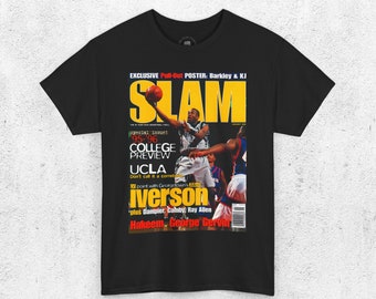 Allen Iverson "AI" Shirt, Philadelphia 76ers "Philly Sixers" Magazine Cover T-Shirt, Unisex Sports Tee, Vintage Retro Basketball Streetwear