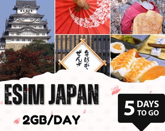 eSim Japan - 2GB/days - 5 days