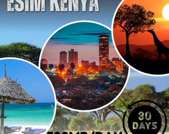 eSim Kenya - Total 500MB/day - 30 days