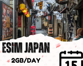 eSim Japan - 2GB/days - 15 days