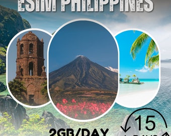 eSim Philippines - Total 2GB/day - 15 days