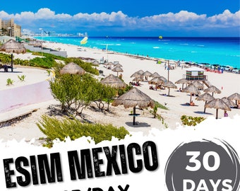 eSim United States , Mexico and Canada - 1GB/day - 30 days