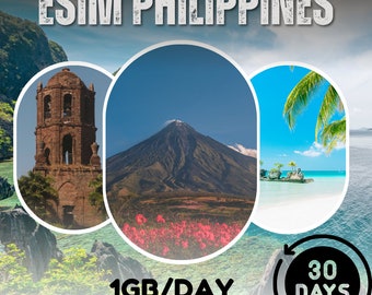 eSim Philippines - 1 Go/jour - 30 jours