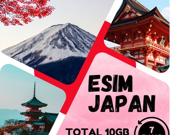 eSim Japan - Total 10GB - 7 days