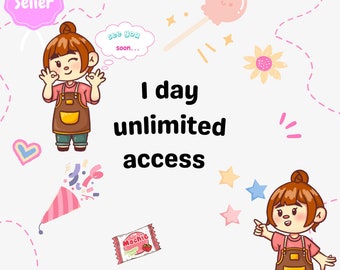 1 day access and weekly calendar