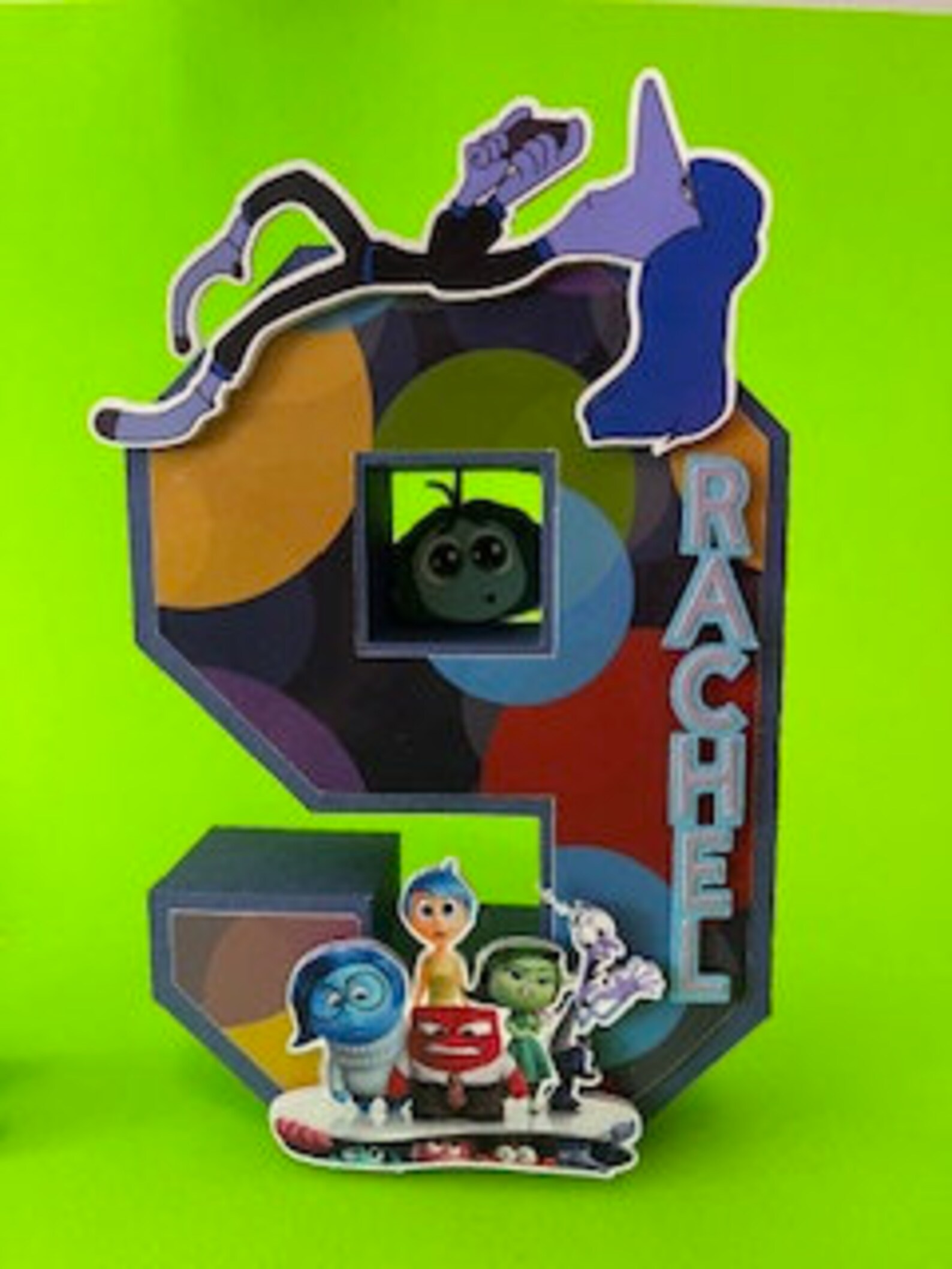 Inside Out 3D Letter/number, Inside Out Custom Letter, Inside Out ...