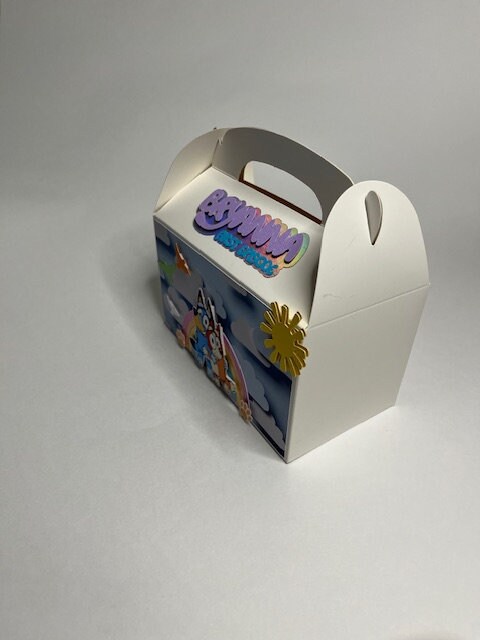 Custom Blue Treat Box