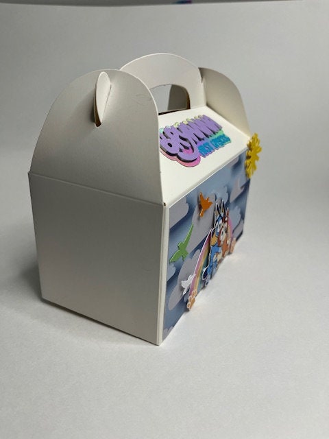Custom Blue Treat Box