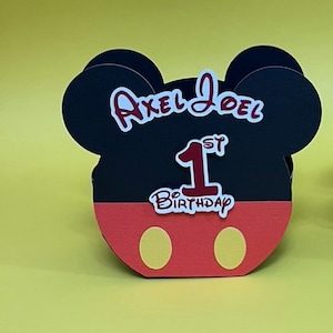 Mickey Candy Box, Mickey Flavor Box, Mickey 1st Birthday, Kid Birthday, Mickey Mouse, Mickey Party, Mickey Theme, Personalized Party