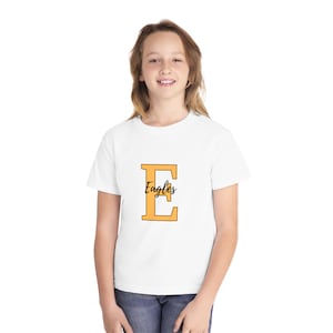 Custom Mascot Shirt School Team Shirt Team Mascot Tshirt School Spirit Shirt Personalized School Shirt Matching Team Shirts School logo