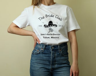 Bachelorette Party Shirts Custom Location Bride Bachelorette Personalized Luxury Bachelorette Girls Custom Bachelorette Party Shirts