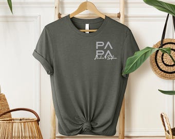 Camiseta personalizada para papá, camiseta personalizada para papá nuevo con nombres de niños, camiseta de cuello redondo para abuelo, camiseta para el mejor papá, camiseta linda para papá, regalo de cumpleaños para papá
