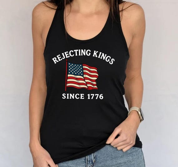 Women's American Flag Tank Top – Patriotic Sleeveless Shirt For 4th Of July & Summer