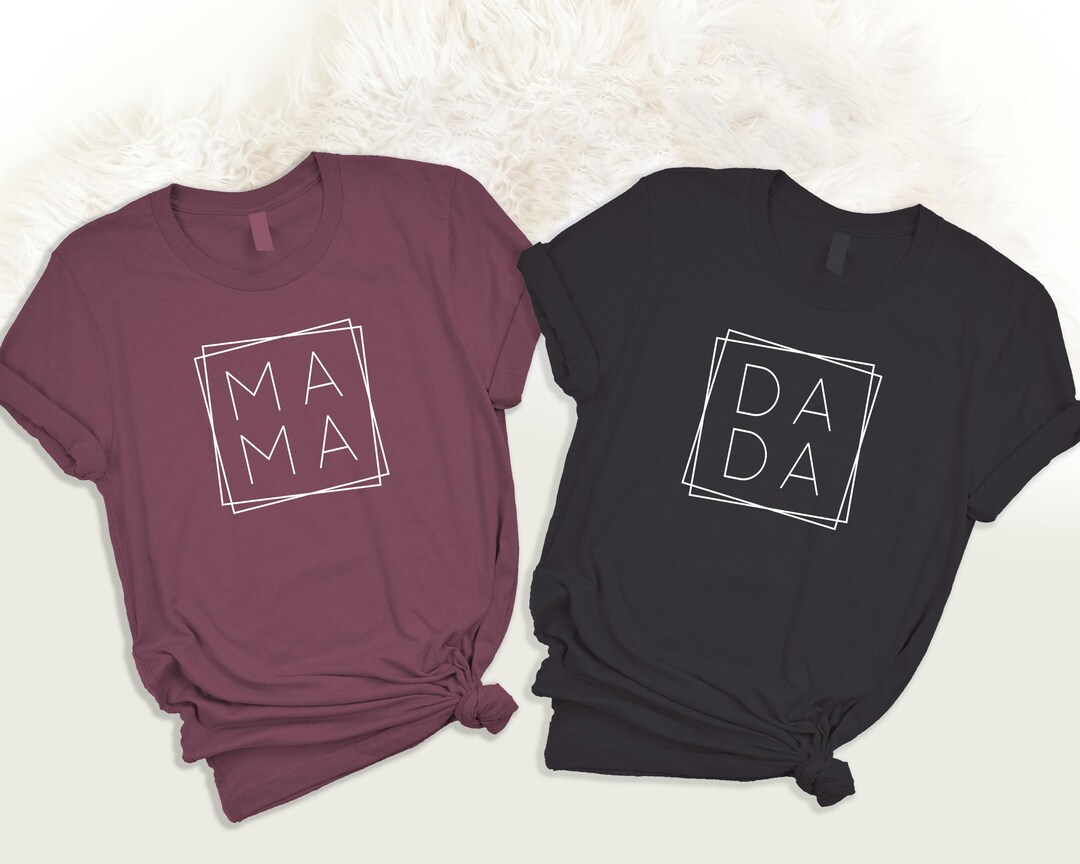 Mama Dada Crewneck Shirts, Mom and Dada T-shirt, Family Shirts for ...