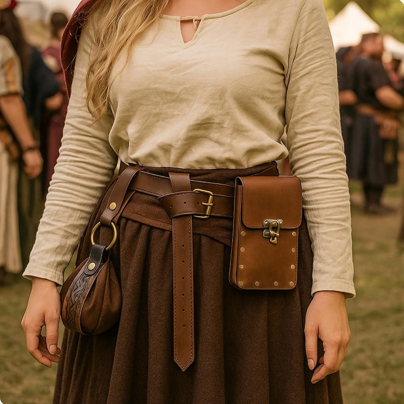 Renaissance Belt,
Medieval Belt,
Ren Faire Belt Bags,
Viking Cosplay Belt,
Steampunk Bag,
Leather Larp Belt,
Leather Skirt Hikes,
Cosplay Waist Bag,
Halloween Belt,