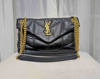 Vintage YSL Lou lou Puffer Bolso de hombro Buen estado Alta calidad