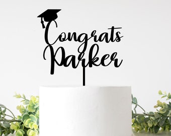 Graduation Cap Cake Topper - Graduation Decoration 2024 Cake Topper, Graduation Gift for Her, College Graduation Cake Topper