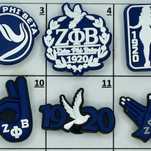 Zeta Phi Beta Shoe Charms. Zeta Phi Beta Sorority Charms. Sorority Greek Shoe Charm. Finer Woman Sorority. Sweet Sorority Finer Charm. Cute