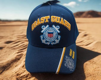 US Coast Guard Hat. USCG 1790 Blue Hat – Embroidered Military