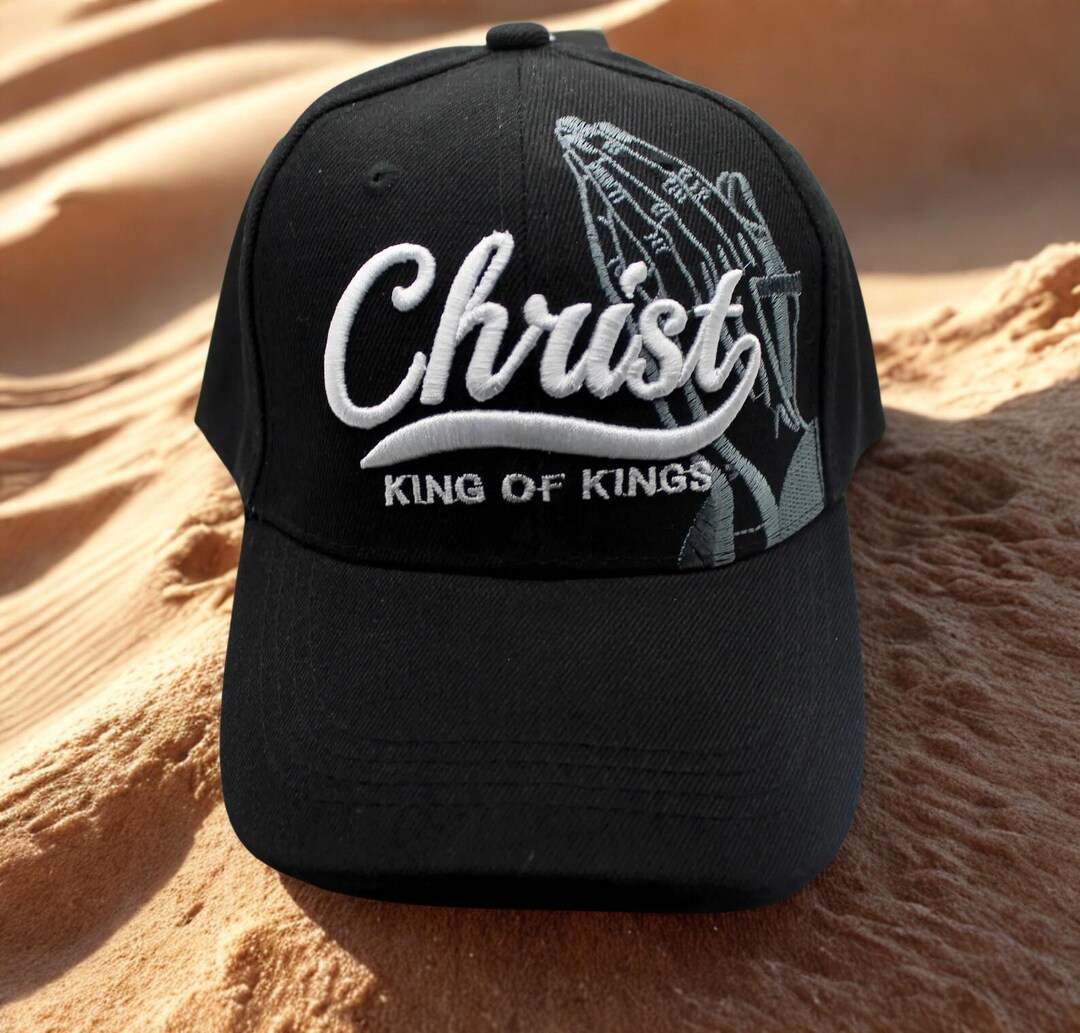 Christian Black Hat. Christ King of Kings Hat. Christian Hat. Jesus Hat ...
