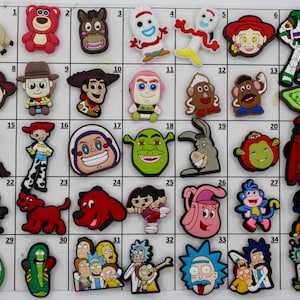 Cartoon Shoe Charm. Cute Cartoon Charm. Cute Spoon Charms. Cute Big Dog Charm. Toy charm. Rick Cartoon Shoe Charm. Christmas Gift
