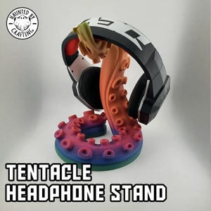 Support pour casque Tentacule - Décoration de bureau sombre (176 x 166 x 222 mm)