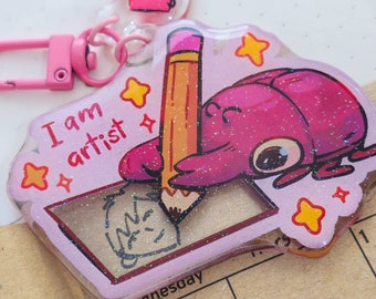 I'm a REAL Artist! Acrylic Keychain