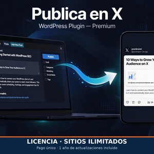 Auto Post to X (Twitter) WordPress Plugin | Tweet Every New Post Automatically with Your Own API Keys - Unlimited Sites License