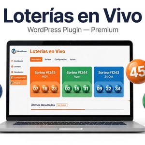 Dominican Lottery Results WordPress Plugin | Live Loterías RD + Mega Millions & Powerball, Auto-Updated - Unlimited Sites License image 2