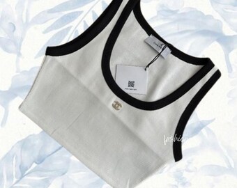 Bestseller Women's Basic White Cotton Tanktop