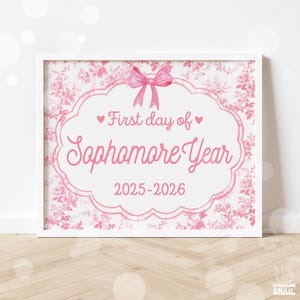 Cartello stampabile per il primo giorno del secondo anno, cartello per il ritorno a scuola, cartelli per il primo giorno di scuola, download digitale istantaneo, accessorio per foto per insegnanti e bambini