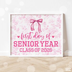 Erster Tag des Abschlusses Schuljahr Zeichen druckbare Anfang Schultag Zeichen Sofortiger digitaler Download Lehrer Kinder Foto Prop