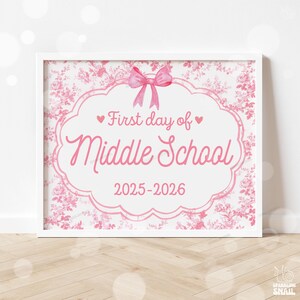 Placa de primeiro dia de aula para impressão Placa de volta às aulas Placas de primeiro dia de aula Download digital instantâneo Adereço fotográfico para professores e crianças